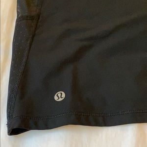 Lululemon tank top with cute sheer details